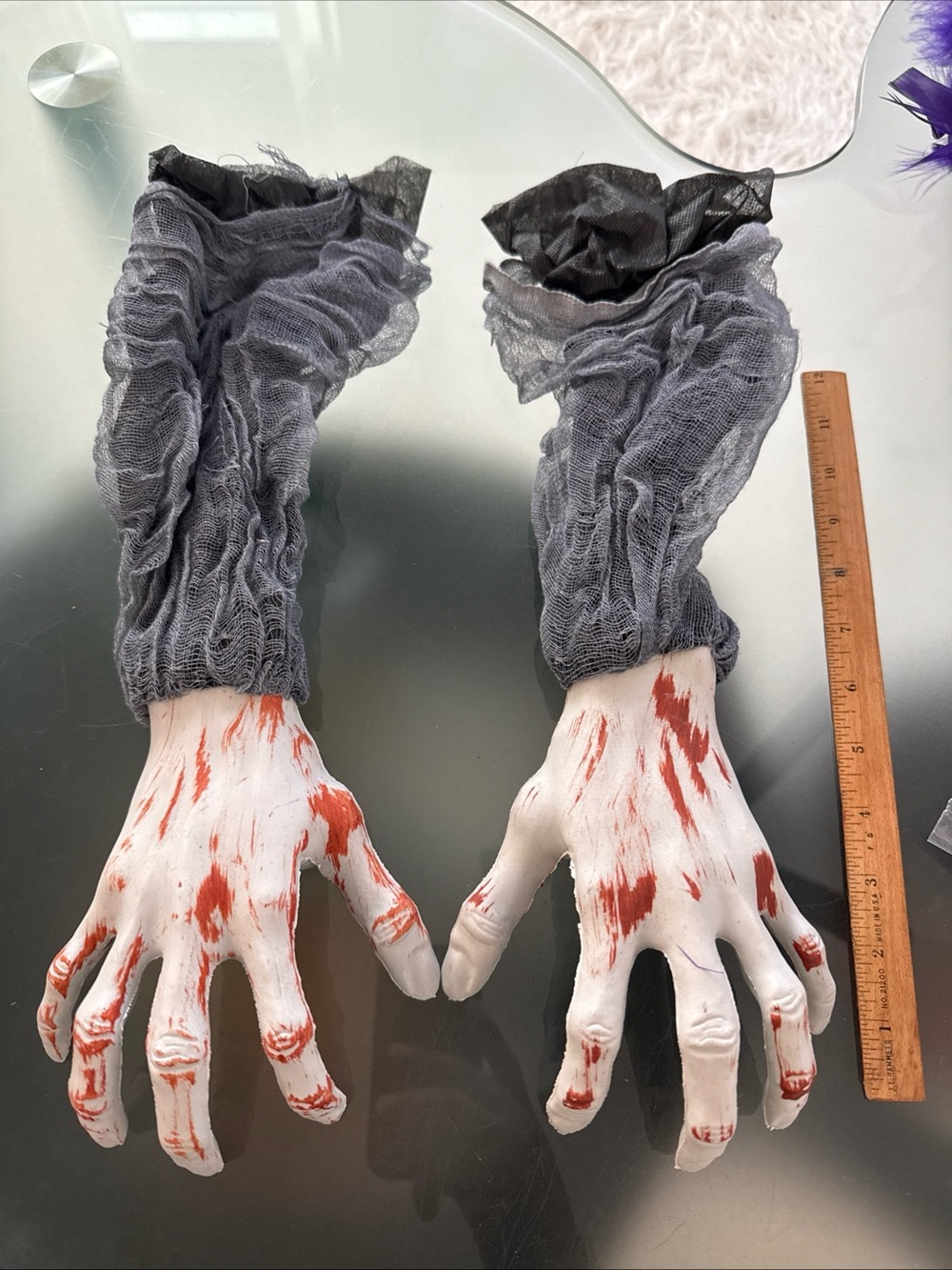 Halloween Bloody Zombie Hands Prop